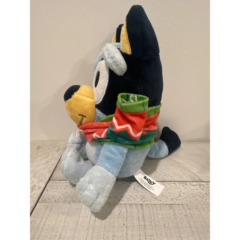 Bluey Christmas Plush Holiday Scarf Stuffed Animal Dan Dee 9 Inch Toy